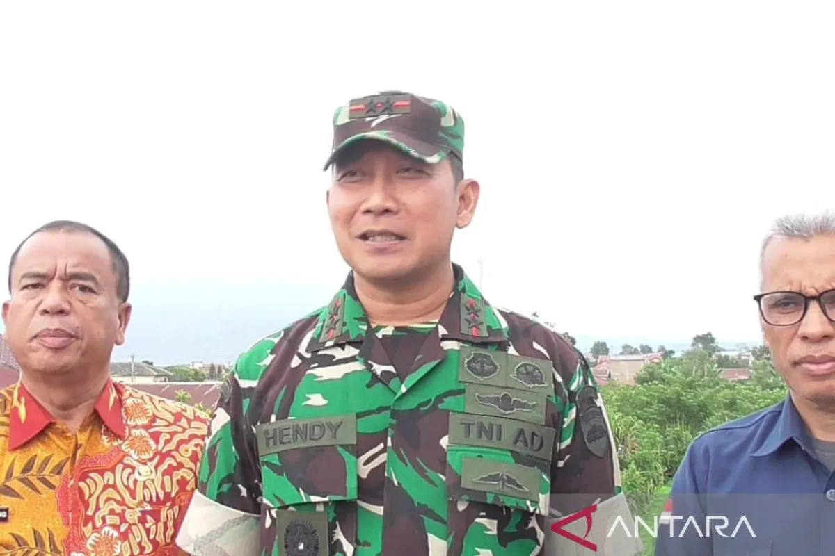 Pangdam Siagakan 1.279 Personel untuk Bantu Warga Terdampak Erupsi Gunung Sinabung